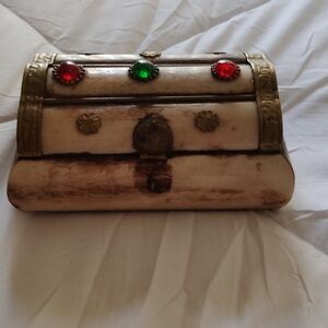 Boe and brass jewelry box